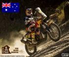Toby Price экспериментального Австралийский 2016 Дакар мотоцикл чемпион